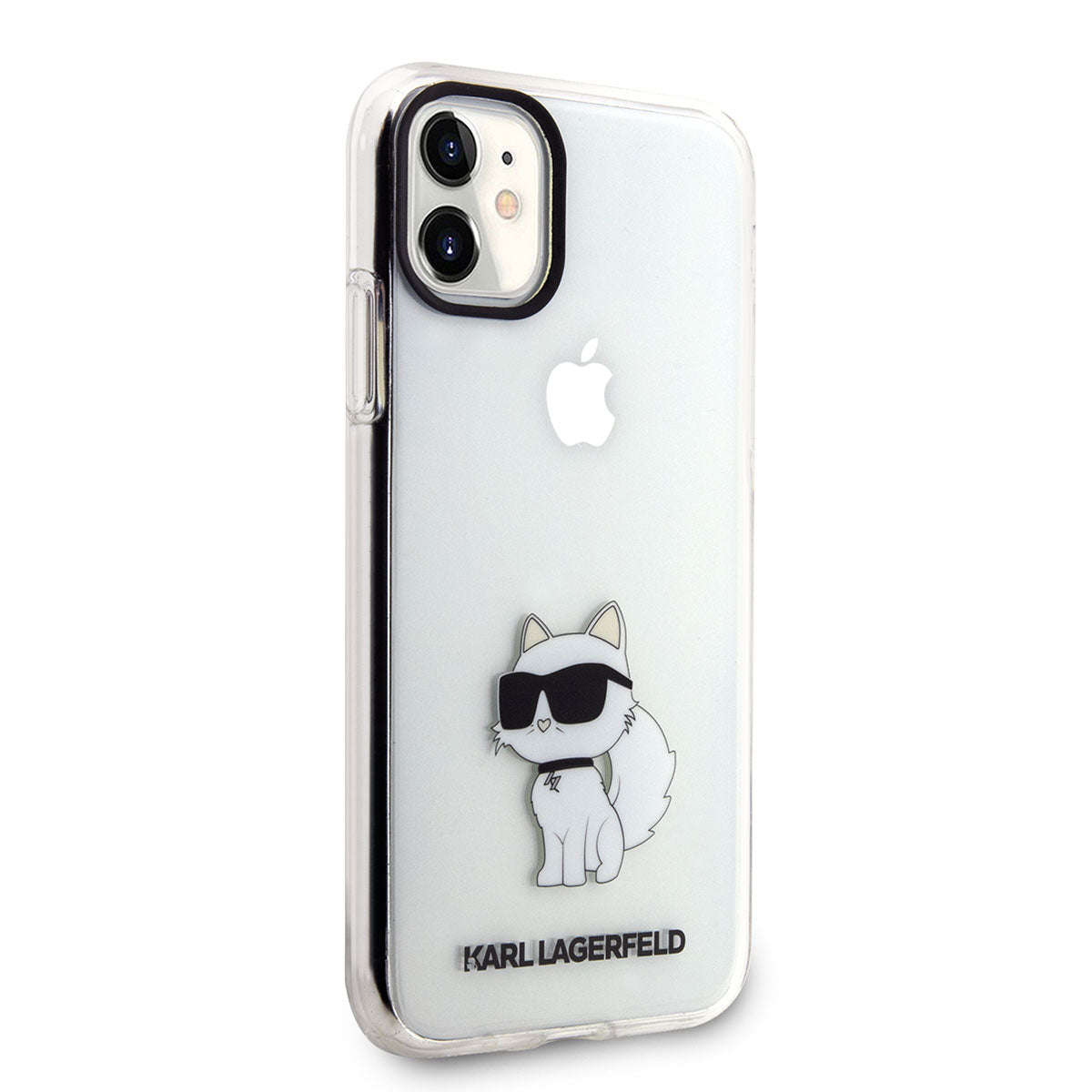 Apple iPhone 11 Kılıf Karl Lagerfeld Transparan Choupette Dizayn Kapak - Görsel 2