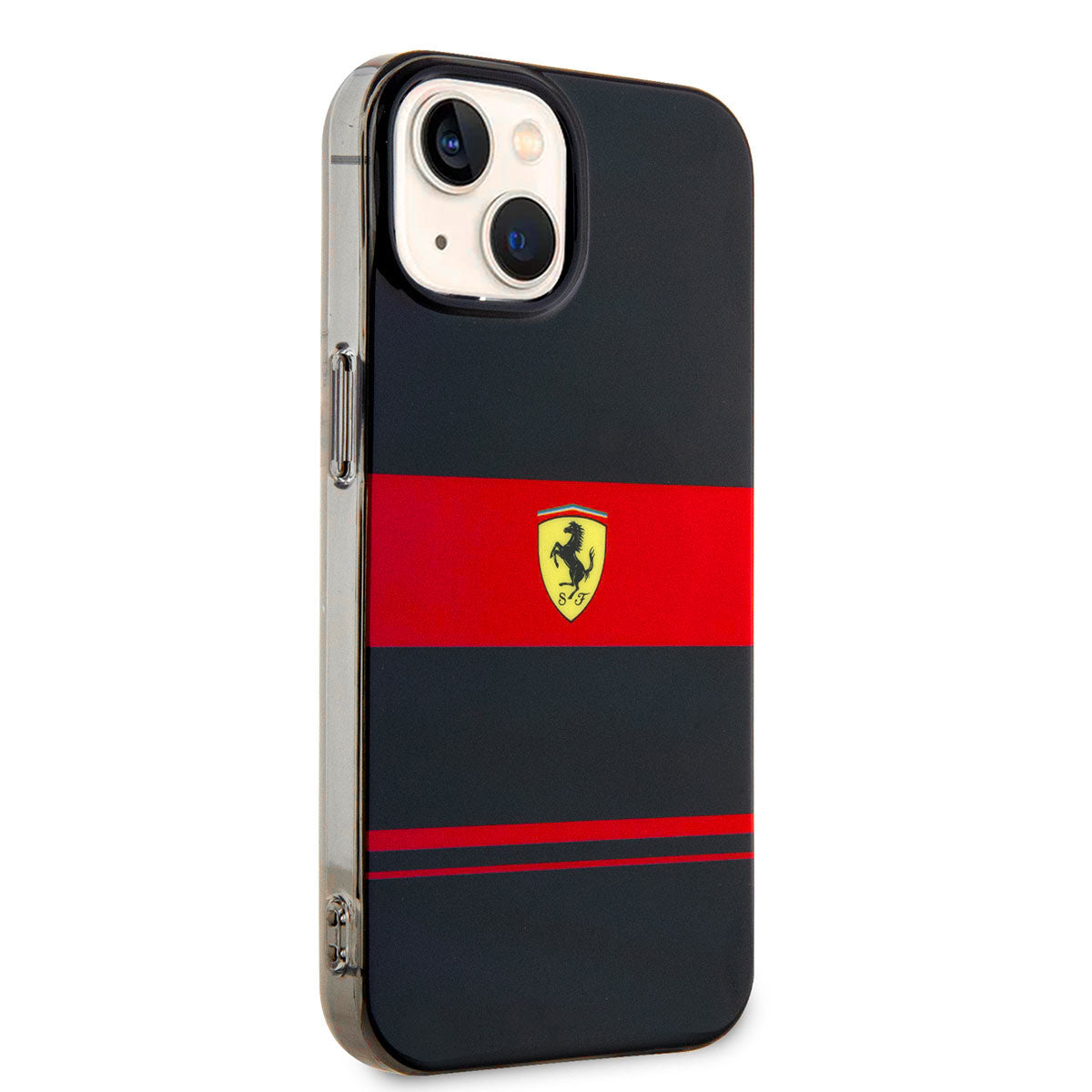Apple iPhone 14 Kılıf Ferrari Orjinal Lisanslı M-safe Şarj Özellikli Yatay Çizgili Dizayn Kapak - Görsel 2