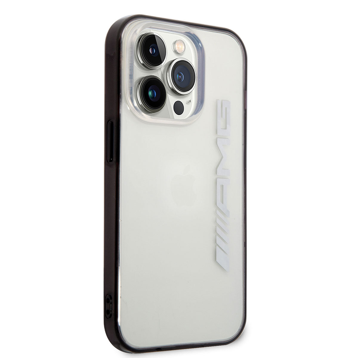 Apple iPhone 14 Pro Max Kılıf AMG Transparan Siyah Çerçeve Dizayn Kapak - Görsel 2