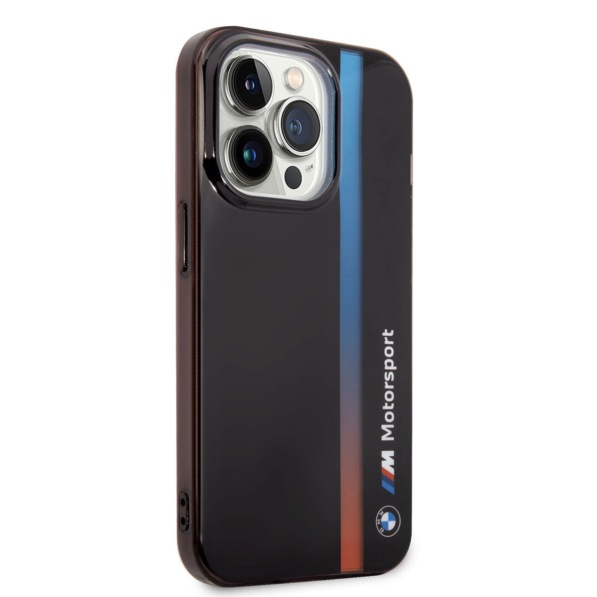 Apple iPhone 14 Pro Max Kılıf BMW Orjinal Lisanslı Renk Geçişli Çizgili Dizayn Kapak - Görsel 2