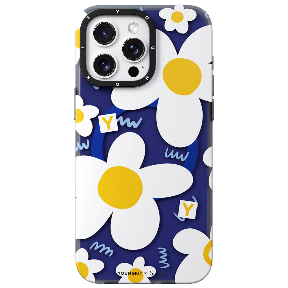 Apple iPhone 14 Pro Max Kılıf M-safe Şarj Özellikli Sunshine Tasarımlı Youngkit Spring Breeze Serisi Kapak - Görsel 2