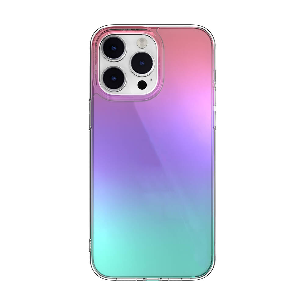 Apple iPhone 14 Pro Max Kılıf Renk Geçişli Kenarları Şeffaf Tasarımlı Lisanslı Switcheasy Crush Plus Kapak - Görsel 2