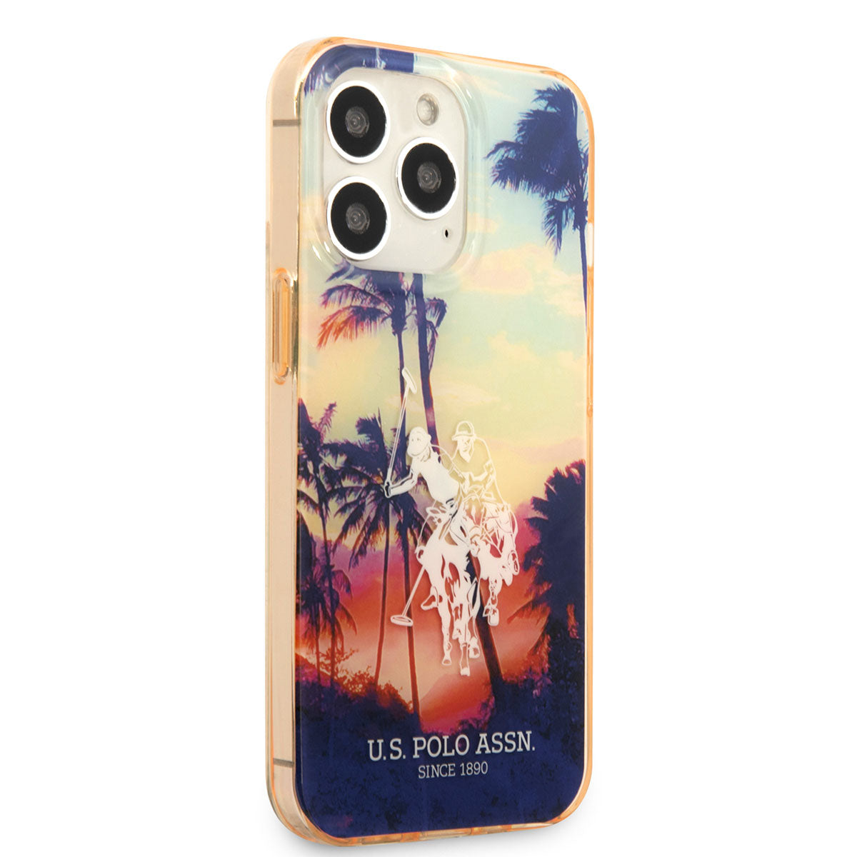 Apple iPhone 14 Pro Max Kılıf U.S. POLO ASSN. Renkli Ağaç Baskılı Dizayn Kapak - Görsel 2