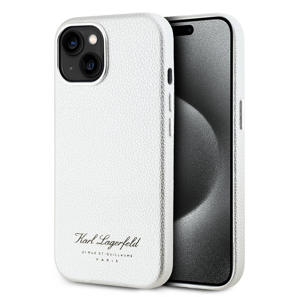 Apple iPhone 15 Kılıf Karl Lagerfeld Orjinal Lisanslı KL Yazılı Hotel Kapak - Görsel 3