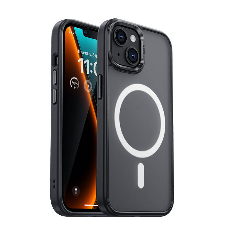 Apple iPhone 15 Kılıf M-safe Şarj Özellikli Benks Mist Protective Kapak - Görsel 2