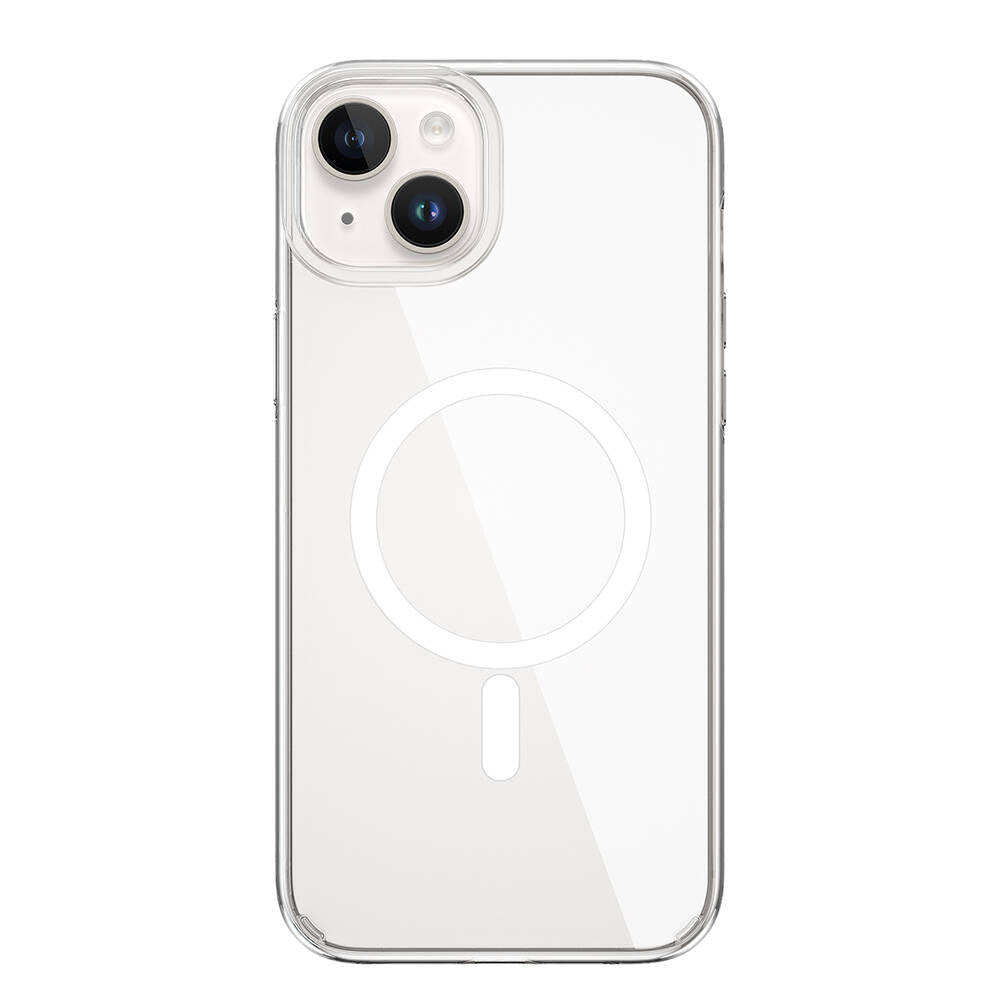 Apple iPhone 15 Kılıf Wiwu BC-022 M-safe Şarj Özellikli Şeffaf Transparan Kapak - Görsel 2