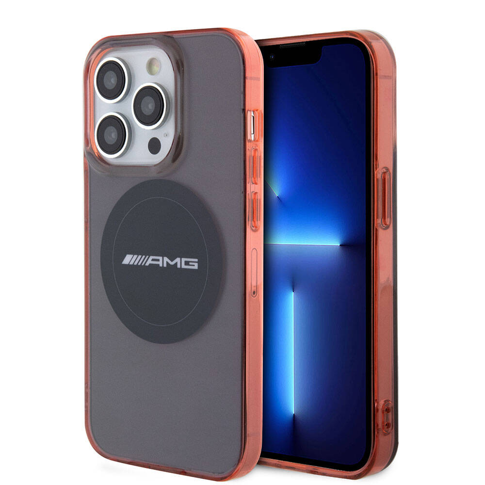 Apple iPhone 15 Pro Kılıf AMG Orjinal Lisanslı M-safe Şarj Özellikli Transparan Timeless Kapak - Görsel 2