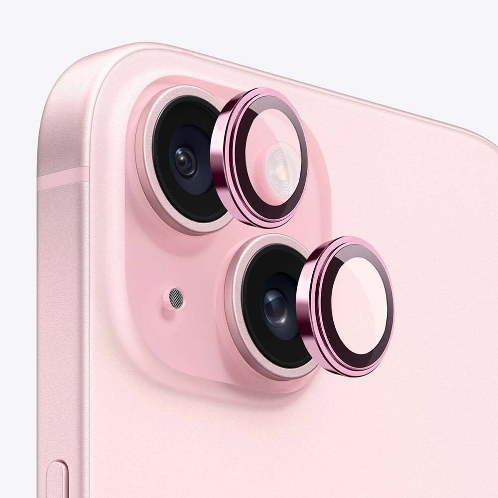 Apple iPhone 15 Wiwu Lens Guard Metal Kamera Lens Koruyucu - Görsel 6