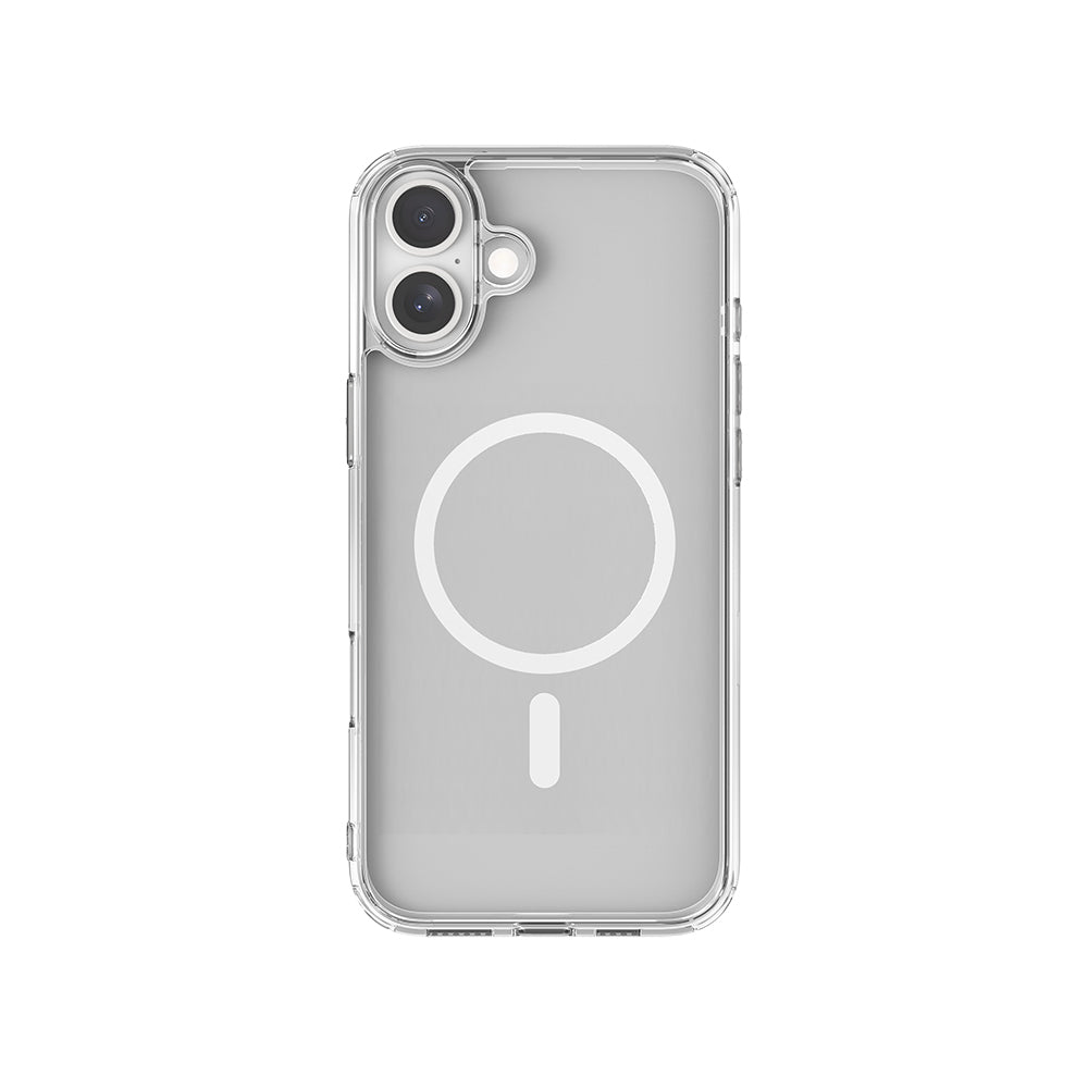 Apple iPhone 16 Plus Kılıf M-safe Şarj Özellikli Raptic Crystal M-safe Serisi Şeffaf Kapak - Görsel 2