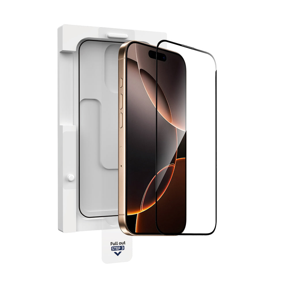Apple iPhone 16 Pro Max Wiwu GT-020 Titan Guard Serisi Şok Emici Hibrit Polimer HD Şeffaf Ekran Koruyucu Film + Kolay Uygulama Aparatı - Görsel 2