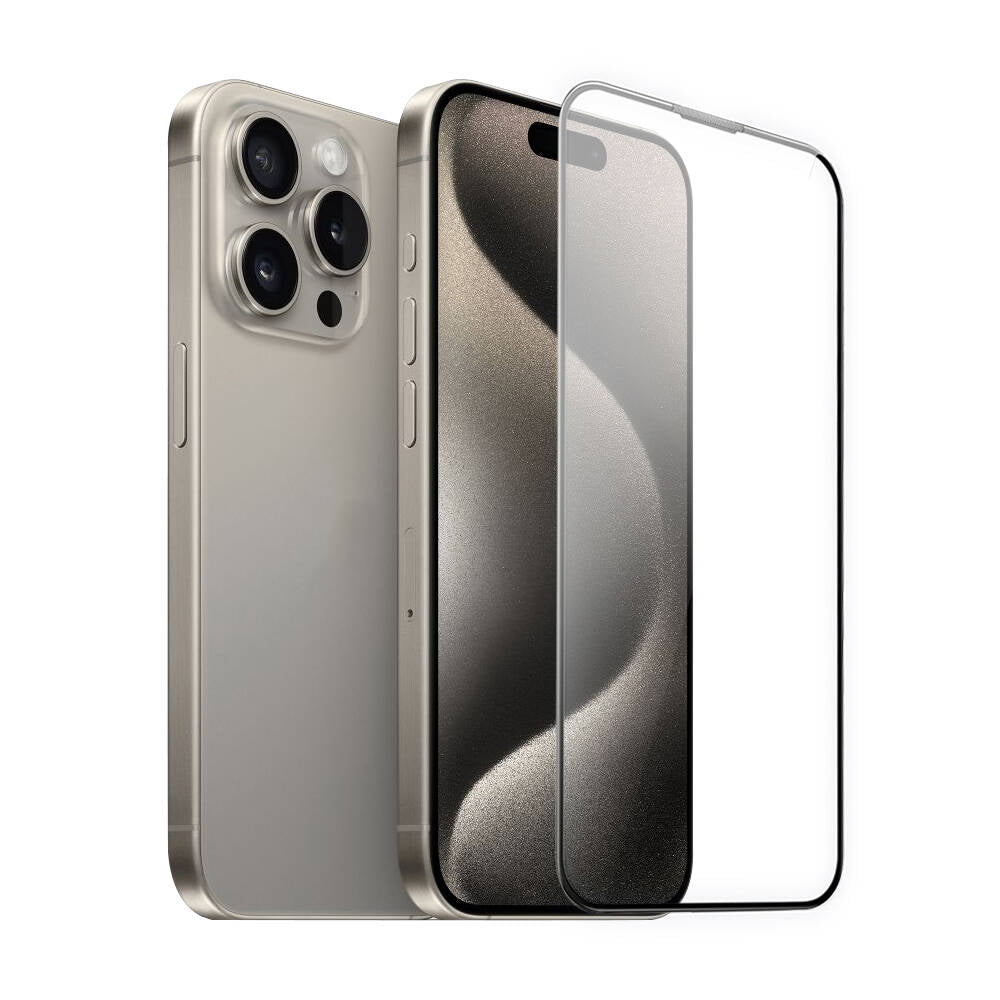 Apple iPhone 16 Pro Wiwu GT-010 Anti-Reflective Polimer Oleofobik Kaplama Ultra İnce Temperli Cam Ekran Koruyucu - Görsel 2