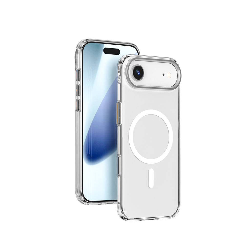 Apple iPhone 17 Air Kılıf M-safe Şarj Özellikli Wiwu YXK-208 Invisible Ultra Sert PC Kapak - Görsel 2