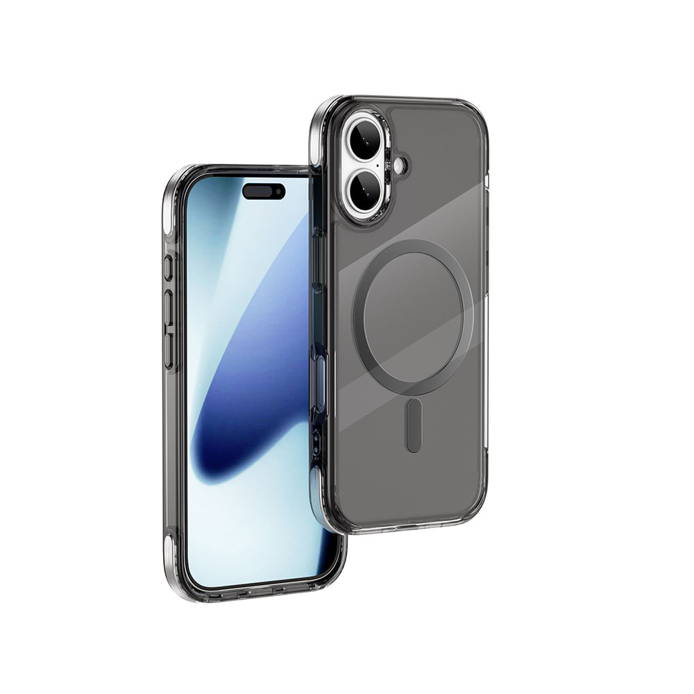 Apple iPhone 17 Kılıf M-safe Şarj Özellikli Wiwu MCC-702 Titanyum Pro Serisi Sert PC Kapak - Görsel 3