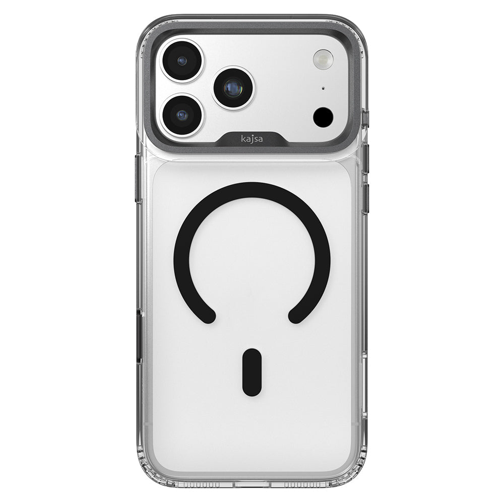 Apple iPhone 17 Pro Kılıf M-safe Şarj Özellikli Airbag Tasarımlı O-Ring Şeffaf Kajsa Trans Shield Serisi Kapak - Görsel 14