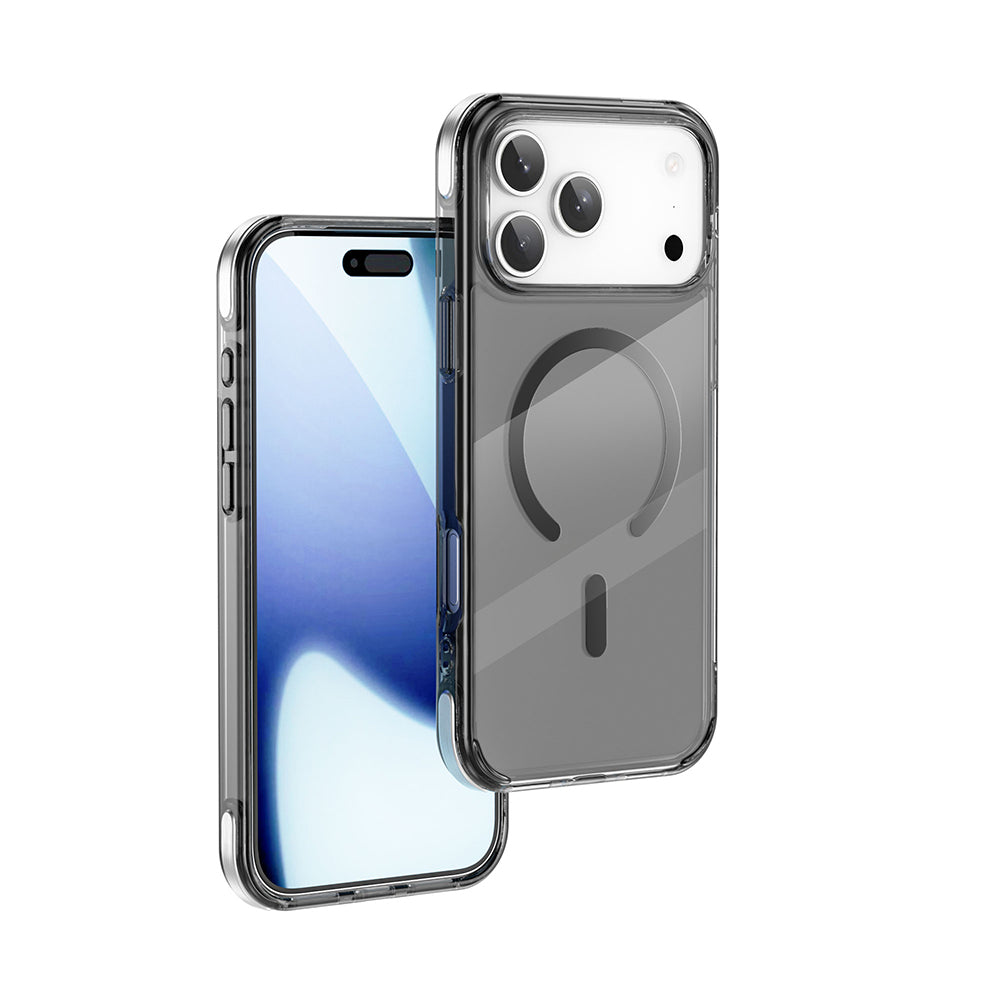 Apple iPhone 17 Pro Kılıf M-safe Şarj Özellikli Wiwu MCC-702 Titanyum Pro Serisi Sert PC Kapak - Görsel 3