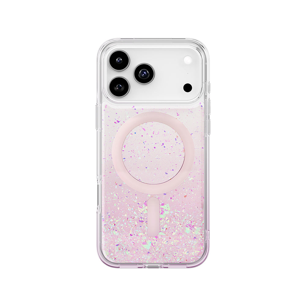 Apple iPhone 17 Pro Max Kılıf M-safe Şarj Özellikli Hologram Parçalı Coehl Rosara Kapak - Görsel 2