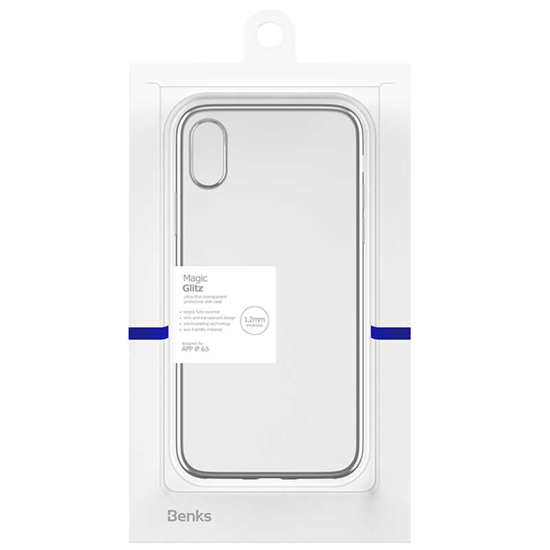 Apple iPhone XS Max 6.5 Benks Magic Glitz Ultra-Thin Transparent Protective Soft Kapak - Görsel 8