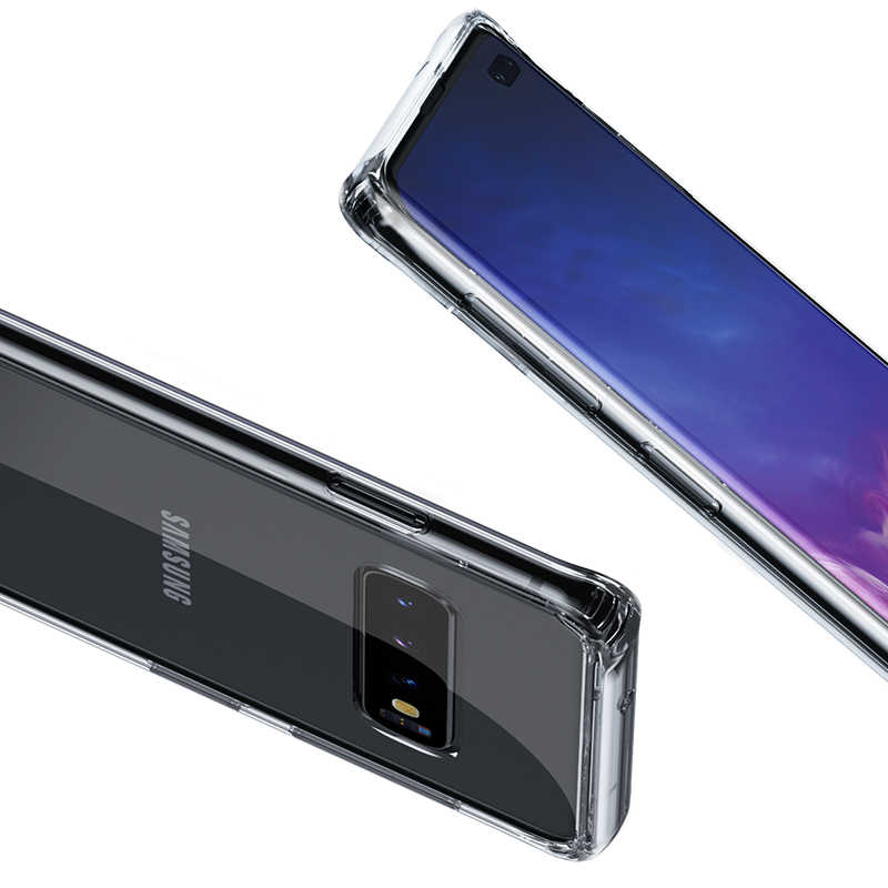 Galaxy S10 Plus Kılıf Benks Magic Crystal Clear Glass Kapak - Görsel 2