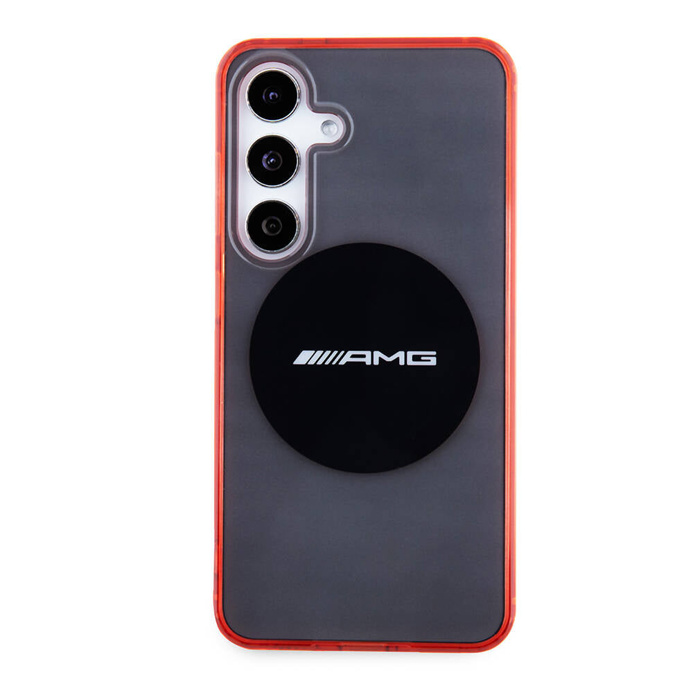 Galaxy S24 Kılıf AMG Orjinal Lisanslı M-safe Şarj Özellikli Transparan Timeless Kapak - Görsel 2