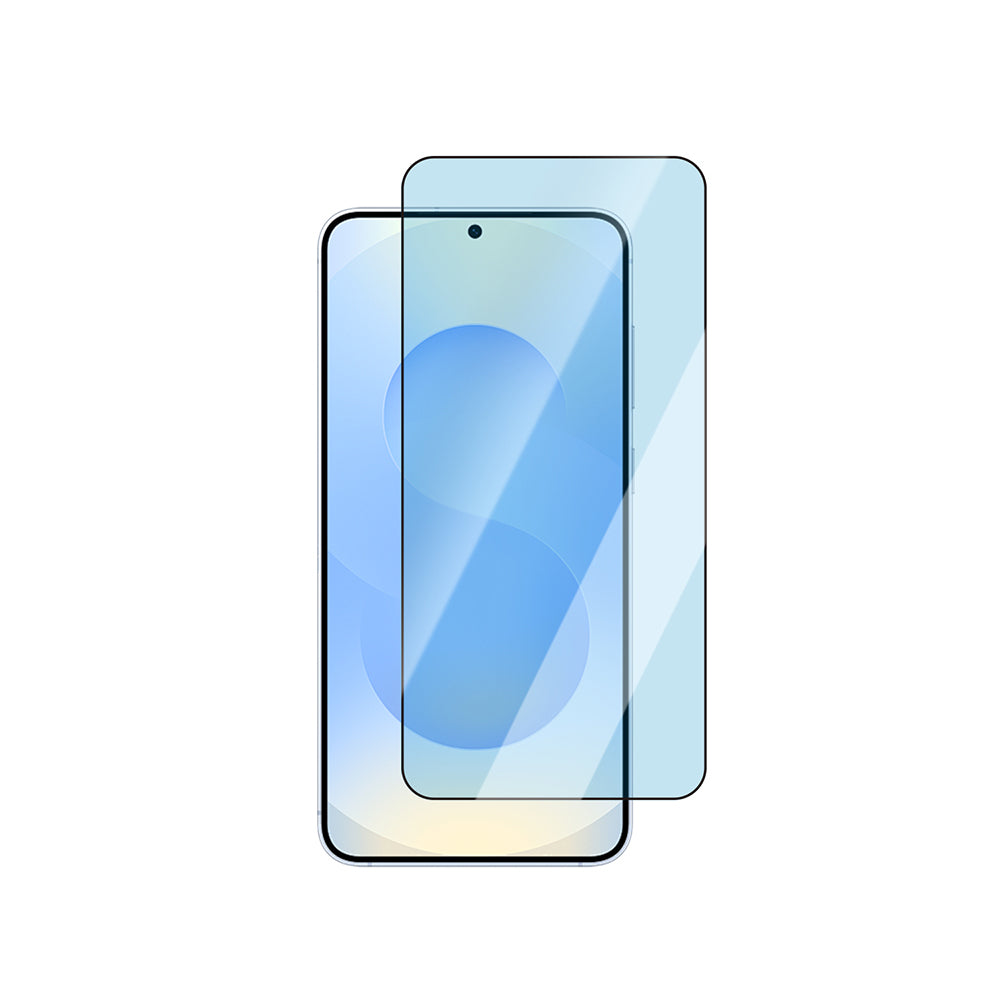 Galaxy S25 CaseWorld Applicator Serisi 2.5D Eyesafe Mavi Işık Teknolojili 0.25mm Temperli Cam Ekran Koruyucu+ Uygulama Aparatı - Görsel 2