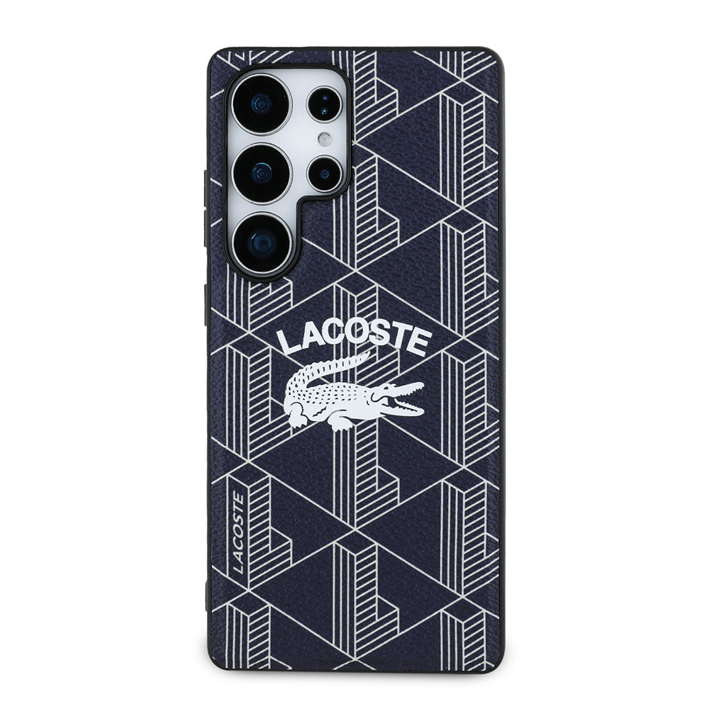 Galaxy S25 Ultra Kılıf Lacoste Orjinal Lisanslı M-safe Şarj Özellikli Mono Vintage Logo Kapak - Görsel 3