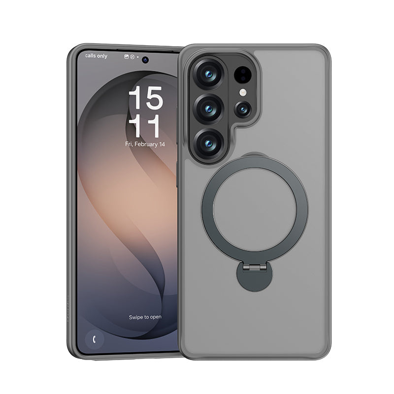 Galaxy S26 Ultra Kılıf M-safe Şarj Özellikli Benks Standlı Mist Protective Kapak - Görsel 14