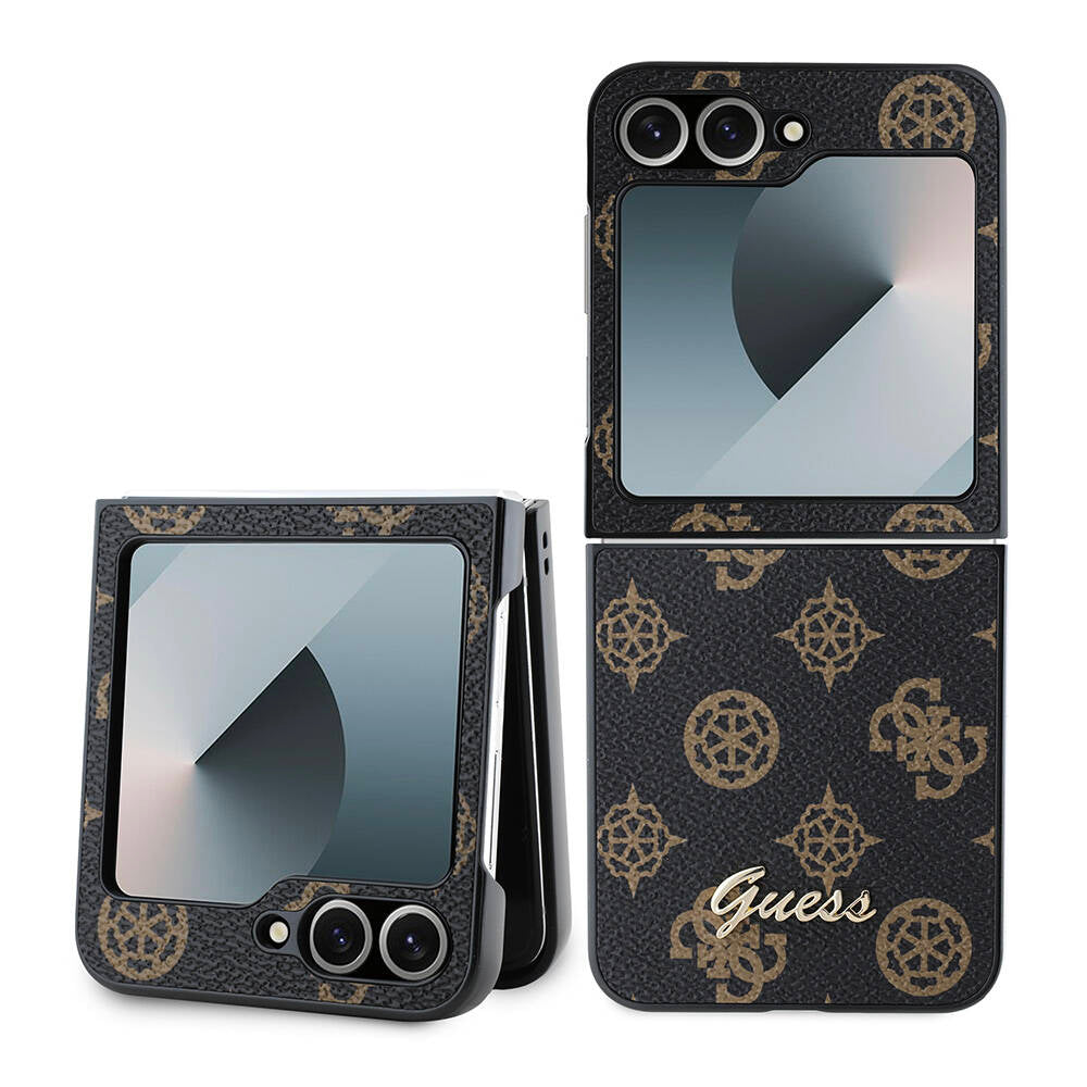 Galaxy Z Flip 6 Kılıf Guess Orjinal Lisanslı Peony Script Kapak - Görsel 2