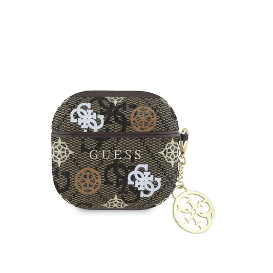 Apple Airpods 4 Kılıf Guess Orjinal Lisanslı 4G Desenli Yazı Logolu Peony Kapak - Görsel 2