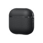 Apple Airpods Pro 2 Kılıf 1500D Aramid Fiber Pitaka Ultra-Slim Classic Serisi Black-Grey Twill Kapak