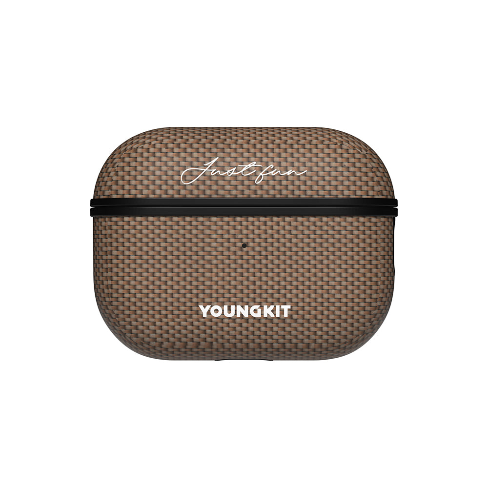 Apple Airpods Pro 2 Kılıf M-safe Şarj Özellikli Aramid Fiber Youngkit 1500D Kevlar Extreme Wing Serisi Kapak - Görsel 3