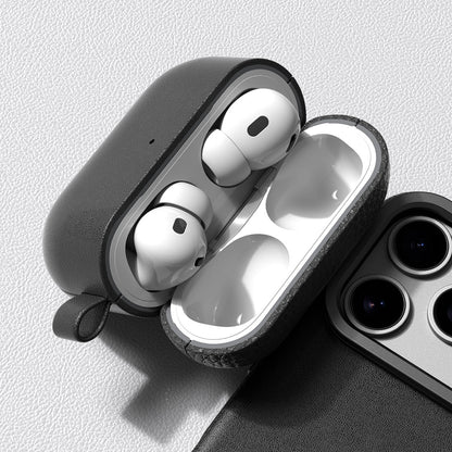 Apple AirPods Pro 3 Amazingthing Glamour Classique Serisi Deri Tasarımlı Kapak - Görsel 23