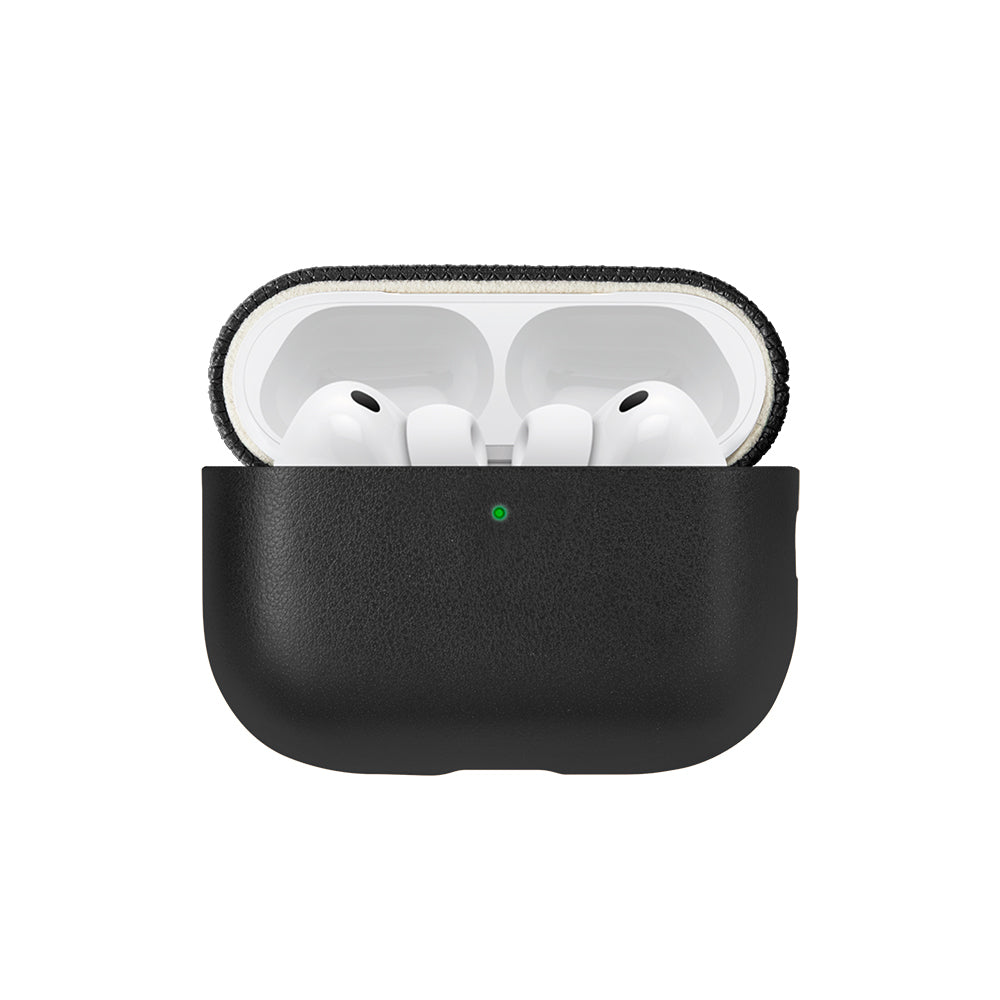 Apple AirPods Pro 3 Kılıf Qi M-Safe Şarj Özellikli Native Union Classic Serisi Suni Deri Kapak - Görsel 2