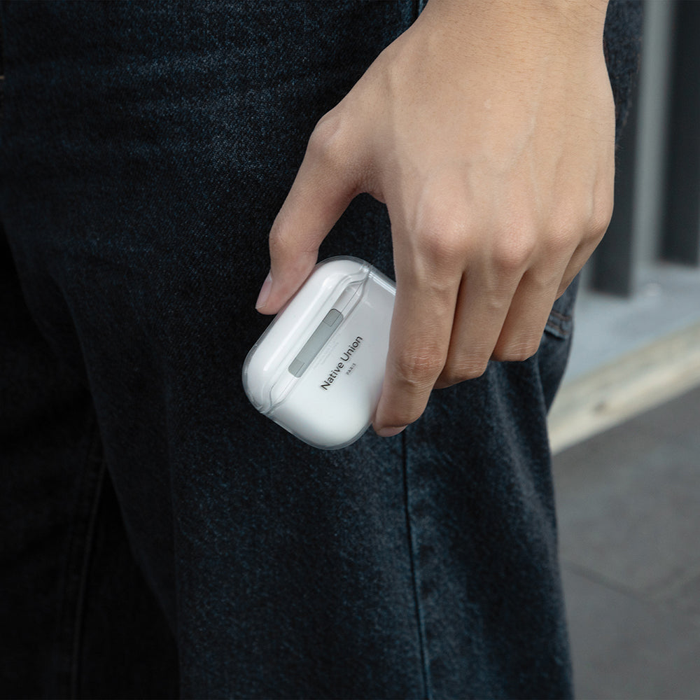 Apple AirPods Pro 3 Kılıf Qi M-Safe Şarj Özellikli Native Union Clear Serisi Silikon Kapak - Görsel 3