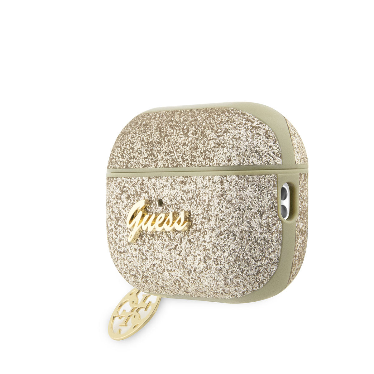 Apple Airpods Pro Kılıf GUESS Glitter 4G Charm Kapak - Görsel 2