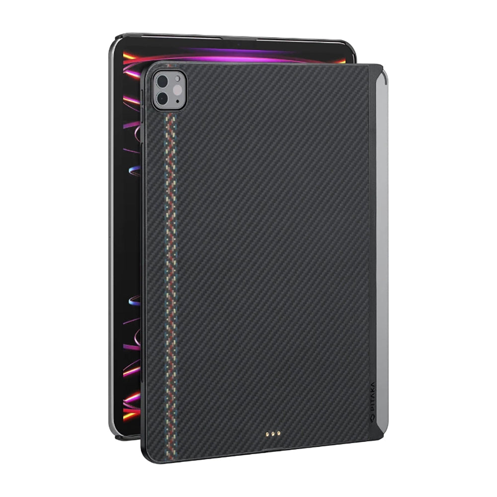Apple iPad Pro 11 2020 (2.Nesil) Kılıf Aramid Fiber Pitaka Ultra-Slim Classic Serisi Tablet Kapak - Görsel 4