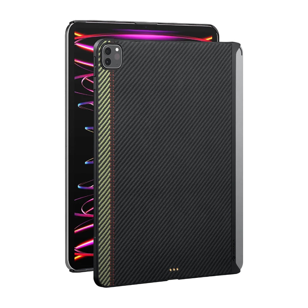 Apple iPad Pro 11 2021 (3.Nesil) Kılıf Aramid Fiber Pitaka Ultra-Slim Classic Serisi Tablet Kapak - Görsel 2