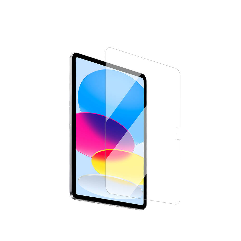 Apple iPad Pro 12.9 2021 (5.Nesil) Wiwu Wi-GQ002 iVista 5 Katmanlı Temperli Cam Ekran Koruyucu + Kolay Uygulama Aparatı - Görsel 2