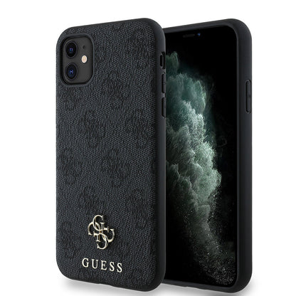 Apple iPhone 11 Kılıf Guess Orjinal Lisanslı M-safe Şarj Özellikli Small 4G Classic Kapak - Görsel 2
