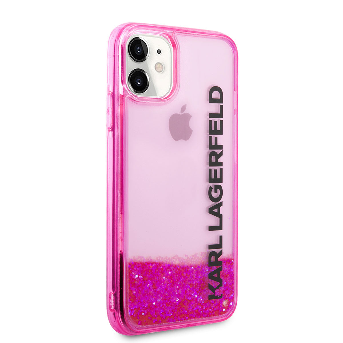 Apple iPhone 11 Kılıf Karl Lagerfeld Sıvılı Simli Elong Dizayn Kapak - Görsel 2
