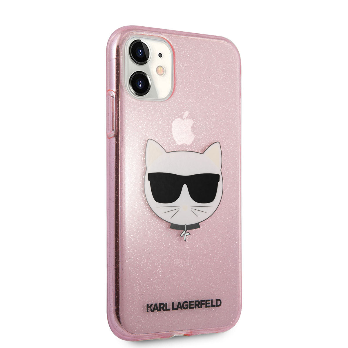 Apple iPhone 11 Kılıf Karl Lagerfeld Transparan Choupette Head Dizayn Kapak - Görsel 2