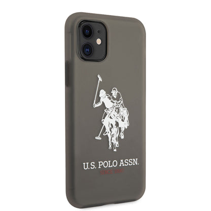 Apple iPhone 11 Kılıf U.S. POLO ASSN. Transparan Silikon Büyük Logo Dizayn Kapak - Görsel 2