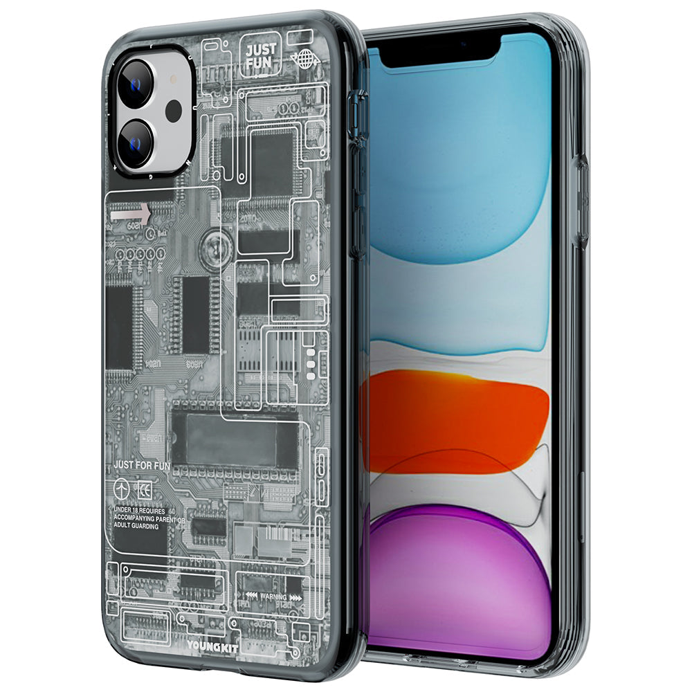 Apple iPhone 11 Kılıf YoungKit Technology Serisi Kapak - Görsel 2
