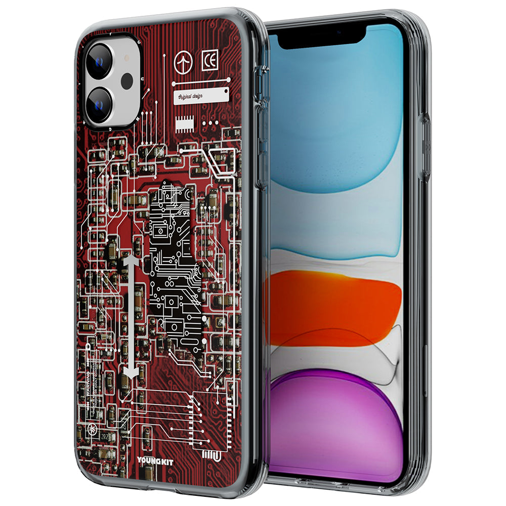 Apple iPhone 11 Kılıf YoungKit Technology Serisi Kapak - Görsel 3