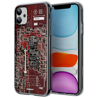 Apple iPhone 11 Kılıf YoungKit Technology Serisi Kapak - Görsel 3