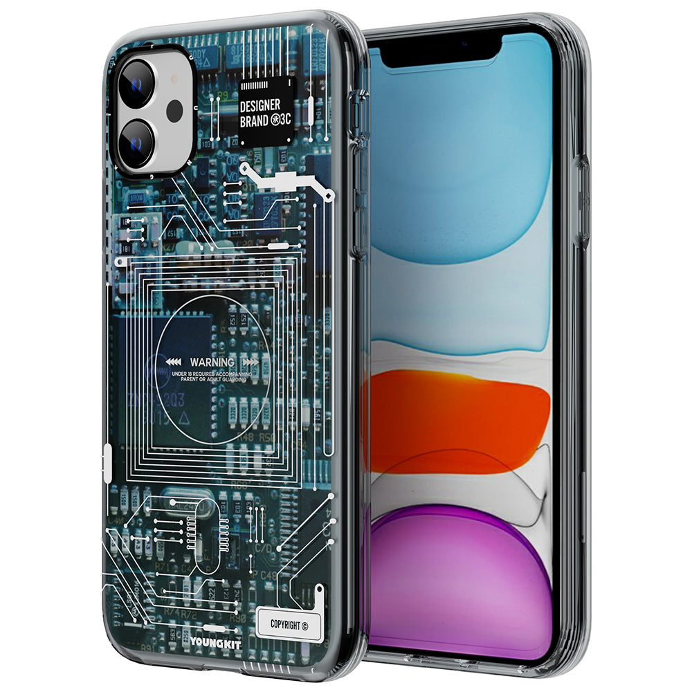 Apple iPhone 11 Kılıf YoungKit Technology Serisi Kapak - Görsel 4