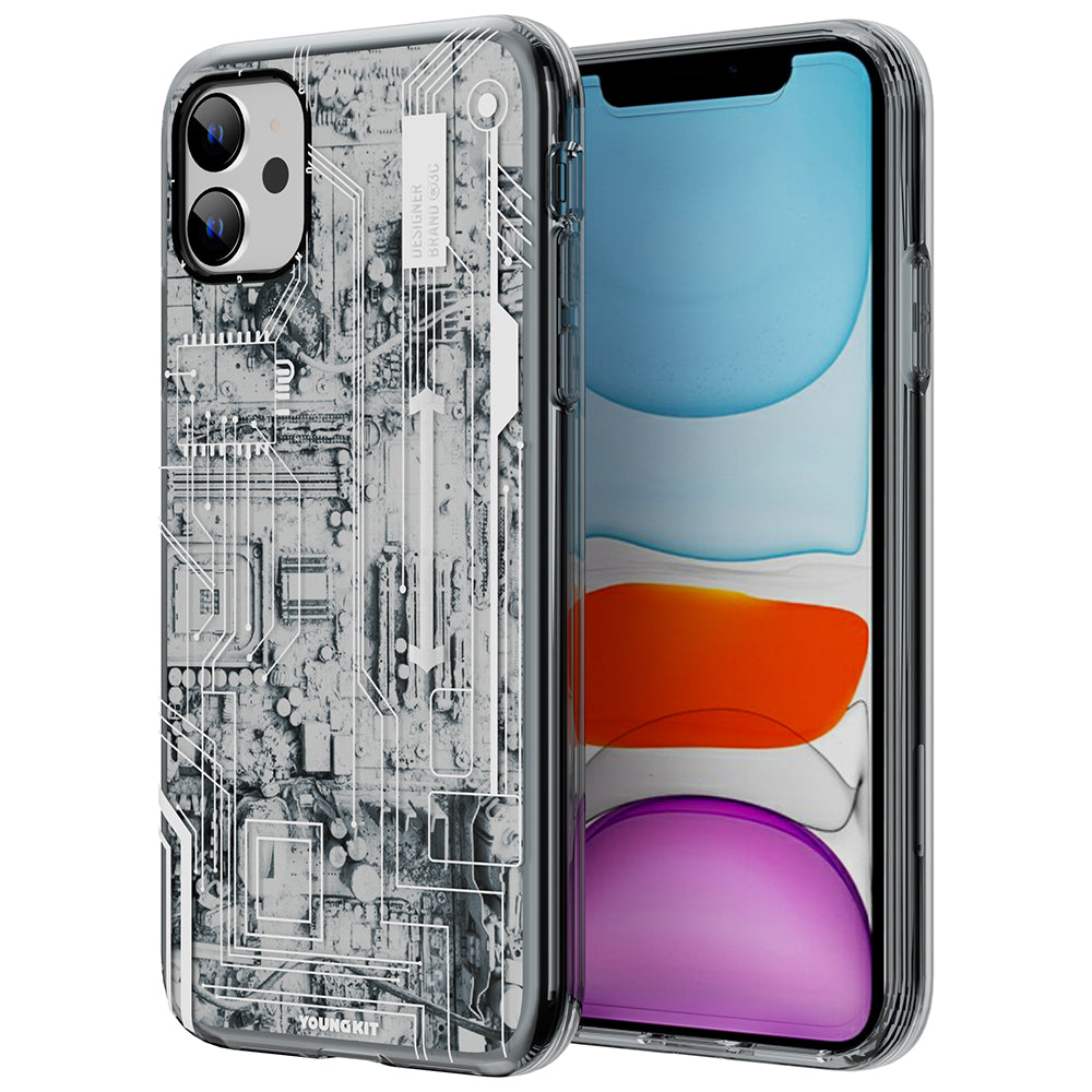 Apple iPhone 11 Kılıf YoungKit Technology Serisi Kapak - Görsel 5