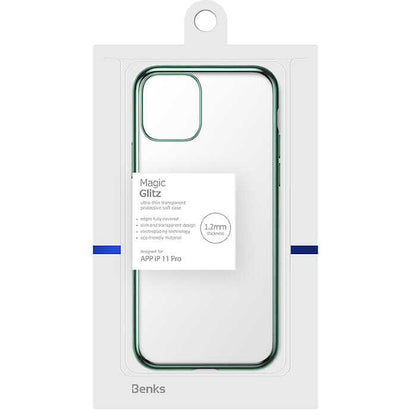 Apple iPhone 11 Pro Benks Magic Glitz Ultra-Thin Transparent Protective Soft Kapak - Görsel 4