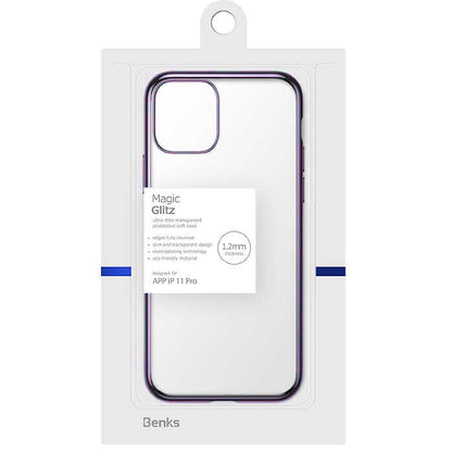 Apple iPhone 11 Pro Benks Magic Glitz Ultra-Thin Transparent Protective Soft Kapak - Görsel 6