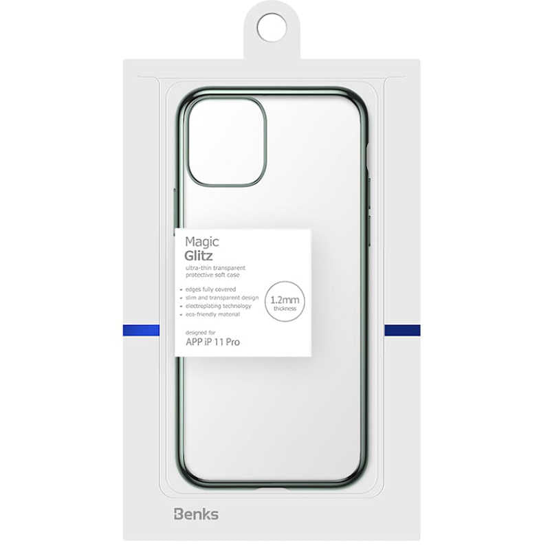 Apple iPhone 11 Pro Benks Magic Glitz Ultra-Thin Transparent Protective Soft Kapak - Görsel 3