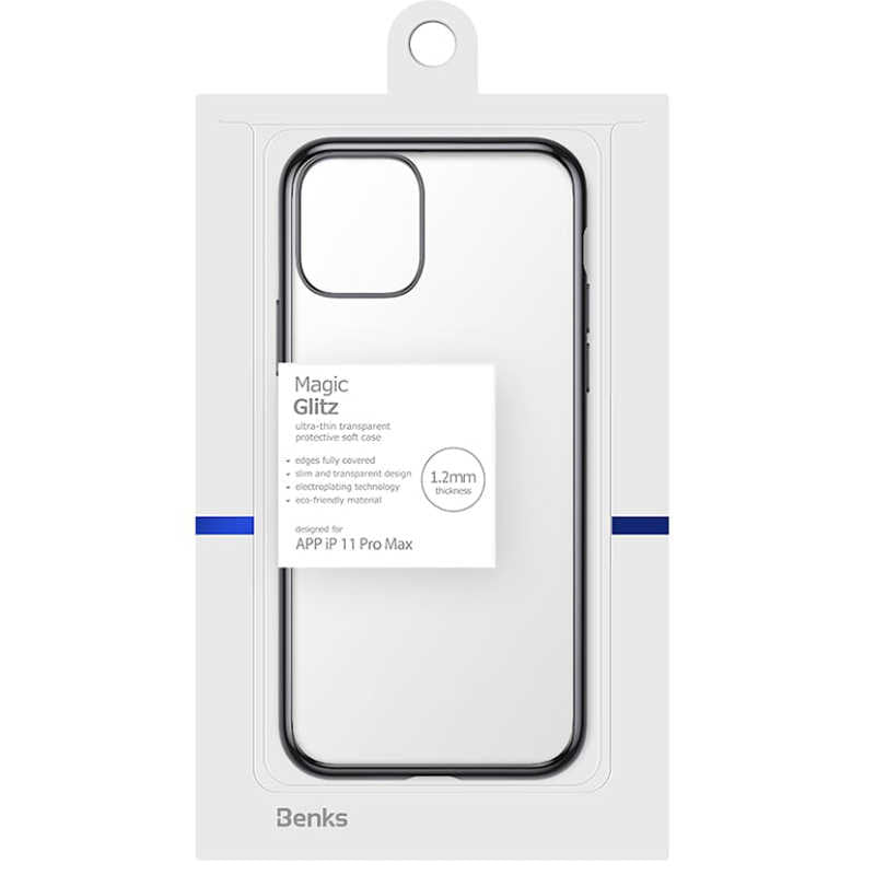 Apple iPhone 11 Pro Max Benks Magic Glitz Ultra-Thin Transparent Protective Soft Kapak - Görsel 2